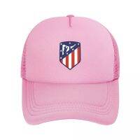 Atletico Madrid Mens Mesh Back Structured Low Crown Snapback Adjustable Fit Cap