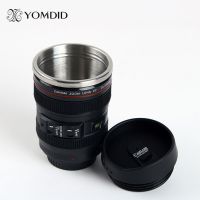 สแตนเลสกล้อง SLR EF24-105มม. แก้วเลนส์กาแฟสเกล1:1 Caniam แก้วกาแฟของขวัญสุดสร้างสรรค์