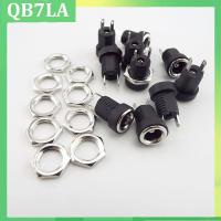 DC022B 5.5*2.1mm DC Power Jack Supply Socket Connector DC Female Terminal 2 pin Panel Mount Plug Adapter 5.5*2.1 QB7LA