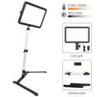 LED Photo Studio Light Panel With Table Stand For Youtube Live Game Video Lighting shoot Recording Photography Lamp Dimmable