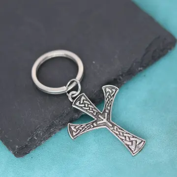 Viking Runes Keychain Lanyard Badge ID