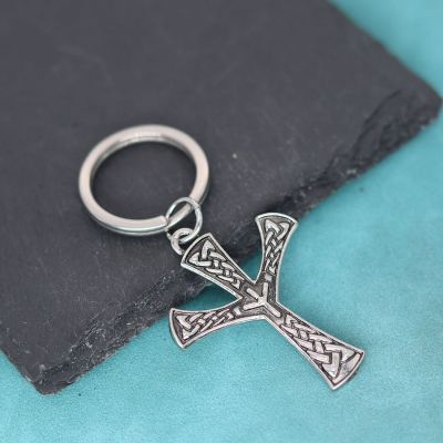 Algiz Rune Pendant Keyring Elhaz Amulet Nordic Viking Keychains Jewelry Scandinavia Norse Pagan Protection Talisman Gift Key Chains
