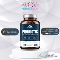 โปรไบโอติก + พรีไบโอติก USA Nordvida Probiotics 60 Billion CFU 19 Strains with Organic Prebiotic, 60 Veg Cap (SKU.2233)