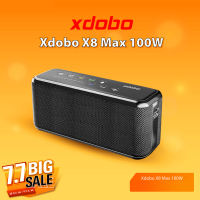 Xdobo X8 Max 100W Super bass ระบบเสียง 2.2 เสียงคมชัดทรงพลังเบสแน่น ลำโพงบลูทูธกลางแจ้ง 360เสียงรอบทิศทาง HD  เสียงเพลงที่ดังและมีความเป็นมากมาย