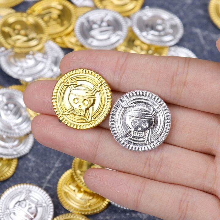 cc-replica-50pcs-plastic-pirate-coin-kids-birthday-decoration-fake-coins-game-hunt-supplies