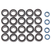 24Piece Sealed Bearing Kit Replacement Parts for Tamiya Blackfoot Monster Beetle Fast Attack Mud Blaster RC Car Upgrade Parts Accessories