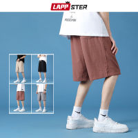 LAPPSTER Summer Black Hawaii Basketball Casual Shorts 2022 Summer Korean Fashions Cool Workout Shorts Vintage Gym Sweat Shorts