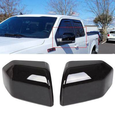 2 Piece Car Door Rearview Mirror Cover Cap Trim Car Accessories for Ford F150 F-150 2015-2020