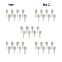 ZZOOI 20/40pcs hx6074 Brush Head For HX-6074 Electric ToothBrush Replacement Heads