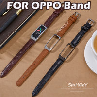 สายหนังสำหรับ OPPO สายหนังแฟชั่นเข้าคู่ OPPO สายรัดข้อมือเปลี่ยน [มีสินค้าในสต็อก]