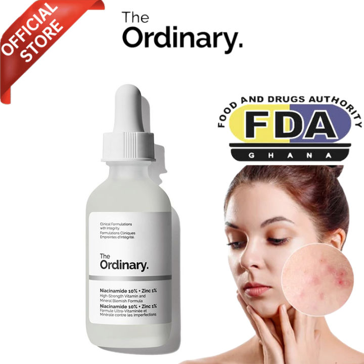 The Ordinary Niacinamide 10% + Zinc 1% Serum Whitening&Brightening ...