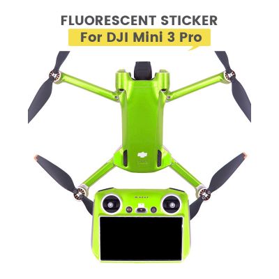 Sticker For Mini 3 Pro Stickers Protector Luxury Fluorescent PVC Sticker Drone Body Skin Waterproof For DJI RC Remote Controller