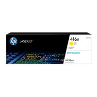 HP 416A (W2042A)Yellow Original LaserJet Toner Cartridge (2,100 pages)