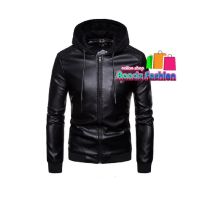 CODHaley Childe Mens semi hoodie Leather Jacket 197