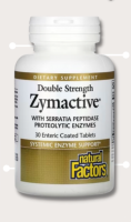 Natural Factors, Double Strength Zymactive, 30 Enteric Coated Tablets