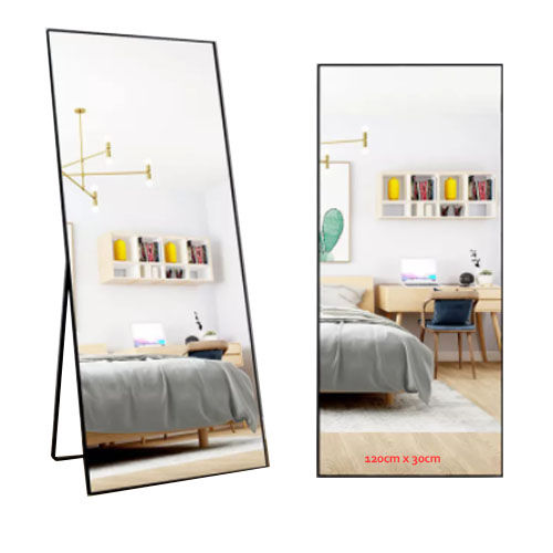 120cm x 30cm MIRROR - Real Glass Mirror HD Rectangle Wall Mirror