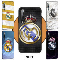 Casing หรับ OPPO A91 F15 A81 A92 A72 A52 A93 A94 Reno 2 2Z 2F 3 4 5 5K 6 4Z 6Z Lite Pro Plus A92S ni112 Real Madrid Club Logo Pattern Phone เคสโทรศัพท์