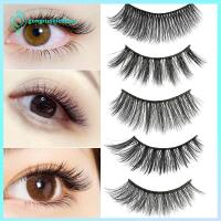 【COD+ในสต็อก】 ขนตาปลอม 3D Mink Lashes ขนตาปลอมยาวหนาเป็นธรรมชาติ 5 คู่