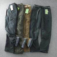 Exported To Germany Foreign Trade Windproof And Waterproof Outdoor Quick-Drying Mens Straight Autumn And Winter Fleece Casual Pants Multi-Pocket Overalls