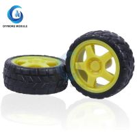 4PCS 65*26mm Smart Car Robot Tire Wheel Plastic For Arduino