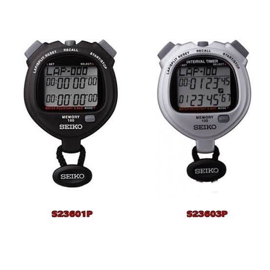 seiko-stopwatch-นาฬิกาจับเวลา-รุ่น-s23603p-ของแท้100-รับประกันศูนย์1ปี-สีเงิน-มาพร้อมกระเป๋าเก็บนาฬิกา-ออกใบกำกับภาษีได้-กรุณาทักแชท-s23603-s057