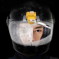 ✑ Universal Motorcycle Helmet Electric Wiper Motor Helmet Windshield Wiper Flexible Safe Motorcycle Helmet Wiper