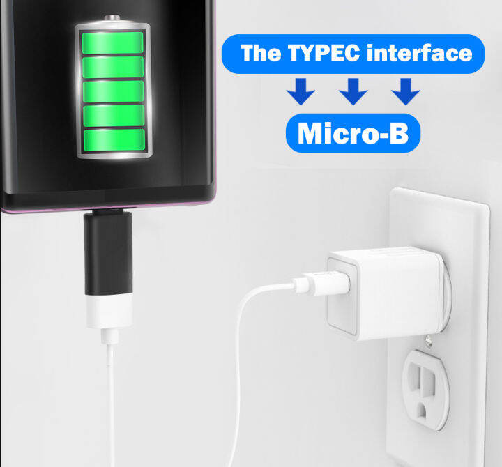 ไมโคร-usb-ตัวผู้ไปยังช่องเสียบเครื่องแปลงไฟชาร์จ-usb-c-อะแดปเตอร์ตัวเมียชนิด-c-สำหรับการชาร์จและถ่ายโอนข้อมูล