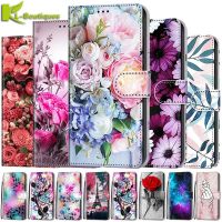 Painted Leather Flip Case for iPhone 13 Pro Max 11 12 Pro X XR XS MAX Mini 7 8 Plus SE 2020 6 6S Phone Case Cover Fashion Women