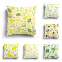 Cartoon Fruit Series Lemon Banana Watermelon Orange Pillowcase Cushion Cover Home Decor Sofa Pillowcase Moda