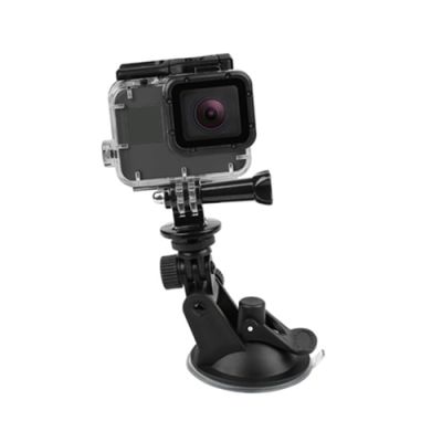 จุกดูดกล้องแอ็คชั่นขนาดเล็กถ่ายภาพสำหรับ Gopro Hero 8 7 5 Sjcam สีดำ Sj7 Yi 4K H9 Go Pro 7อุปกรณ์ติดตั้งกระจกหน้าต่างดูด