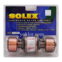 ลูกบิดประตู SOLEX  ลูกบิดประตูรมดำลาย   รุ่น 6100 AC สินค้าดี มีรับประกัน