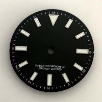 ？》：“： 2023 New No Calendar 28.5Mm Watch Dial Green Luminous Dial For NH35 NH36 Movement Mechanical Watch Accessories