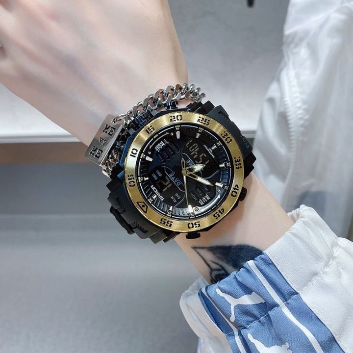 july-hot-pharaohs-annual-limited-watch-male-electronic-female-junior-high-school-student-multi-functional-luminous-waterproof