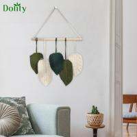 Dolity ออกจากแขวนผนัง Macrame พรมศิลปะบนกำแพงตกแต่งสำหรับบ้านอพาร์ตเมนต์