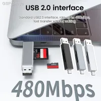 หลังจากเลีย♦Itupo USB 2.0 Para การ์ดความจำ Adaptador PC แล็ปท็อป Dispositivos C 2 Em 1 D0D8 Leitor De Cartão Inteligente Alta Velocidade