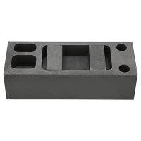 Graphite Ingot Mold Metal Casting Molds Good Heat Conduction Double Sided 4 Slots for Jewelry Making