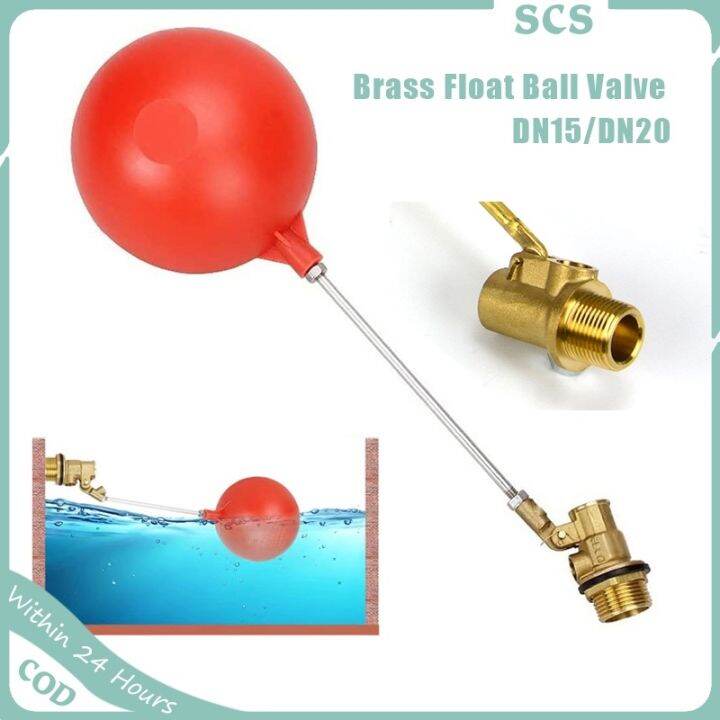 [Quality assurance] Float Valve for Water Tank 1/2 3/4 DN15/DN20 Brass