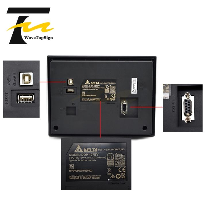 wavetopsign-dop-107bv-hmi-touch-screen-human-machine-interface-7-inch-replace-dop-b07s411-dop-b07ss411-b07s410-with-data-cable