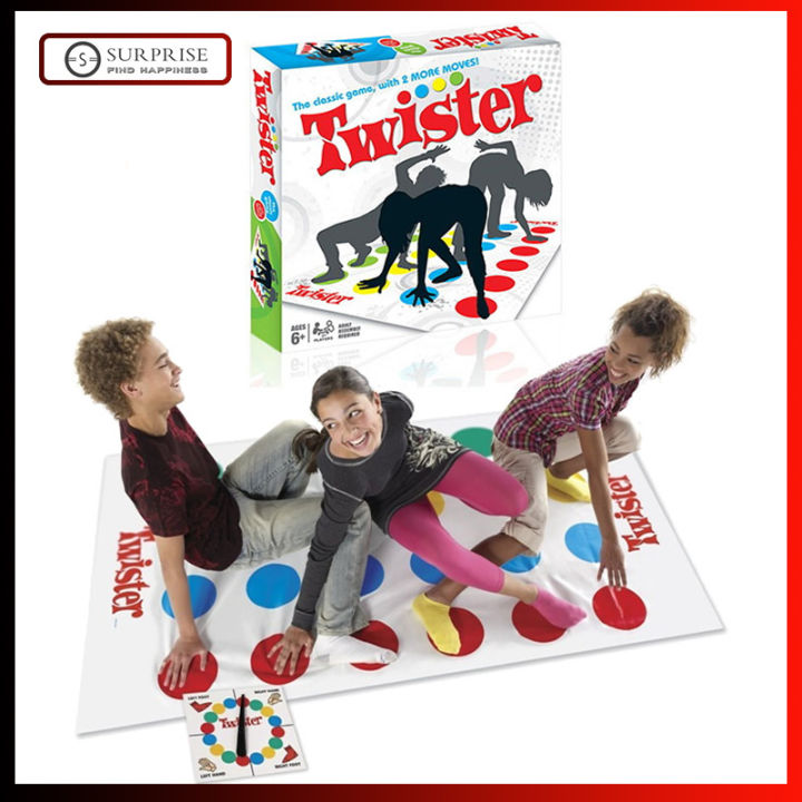 ตลก-twister-เกมเกมกระดานสำหรับเพื่อนครอบครัวสนุก-twister-เกมสำหรับเด็กกระดานสนุกเกม