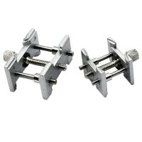 ◐┅▼ 2 Set Metal Watch Movement Holder Fixed Base Multi Function for Watchmaker Watch Clamp Watches Repair Tools Accessories