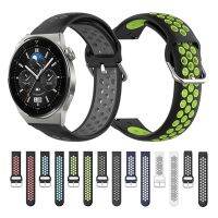 xiaozh Sport Silicone Breathable Strap For Huawei Watch GT3 Pro Wrist Bracelet for Watch3 GT3 GT2 Pro 42mm 46mm Replacement Watchbands