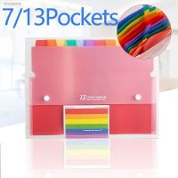 ✐✳☍ 7/13 Pockets File Folder A4 Organizer Portable Business Office Supplies Document Holder Document Bag School Stationery