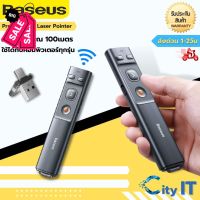 Baseus รีโมทพรีเซนไร้สาย Type c + USB Wireless Remote Control Presentation Laser Pointer PPT #U1 #รีโมท  #รีโมททีวี   #รีโมทแอร์ #รีโมด