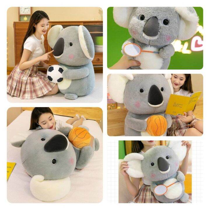 koala-sports-plush-toy-stuffed-cloth-doll-large-pillow-home-kids-decor-gift