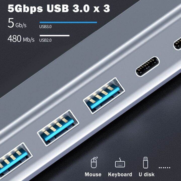 ฮับ-usb-c-usb-ฮับแท่นวางมือถือ3-0ชนิด-c-ไปยัง-hdmi-usb-ที่เข้ากันได้ตัวแยก-usb-อะแดปเตอร์สำหรับ-macbook-โปรอุปกรณ์แล็ปท็อป-pc-อากาศ-feona