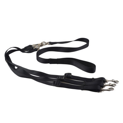 Good Quality Home Pet Belt 3 In 1 Dog Leashes For Multiple Dogs Adjustable Detachable Nylon Dog Leash With Padded Handle
