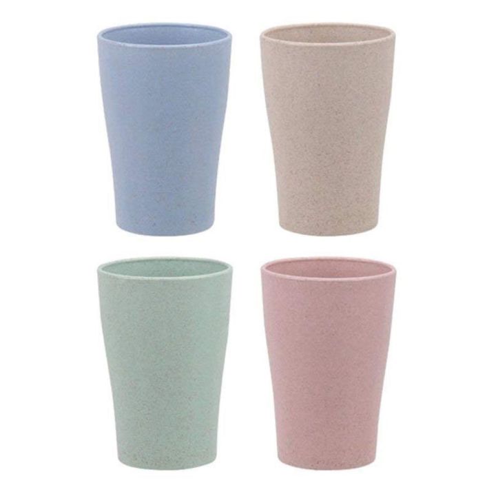 eco-friendly-healthy-wheat-straw-biodegradable-mug-cup-for-water-coffee-milk-juice-tea-4pcs