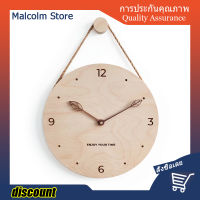 3D Wall Clock Wooden Nordic Wall Clock Modern Design Digital Clocks Home Living Room Wall Watch Decoration Christmas Gifts ?พร้อมส่ง?ส่งจากร้าน Malcolm Store กรุงเทพฯ?