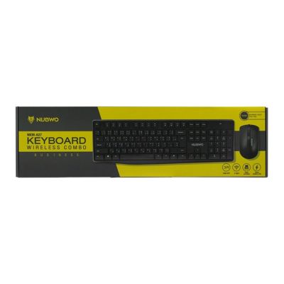 Nubwo NKM-627 Keyboard+Mouse Wireless COMBO Business คีย์บอร์ดและเมาส์ไร้สาย