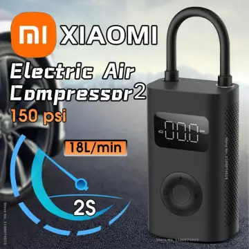 2023 Xiaomi Portable Air Pump 2 Mijia Electric Air Compressor Treasure  Type-C LED Multitool Inflator [